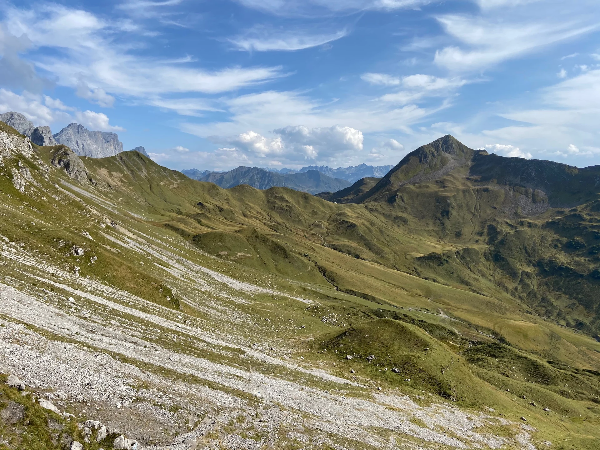 Auf dem Weg zum Gafalljoch von der Gamsluggen | © Matthias