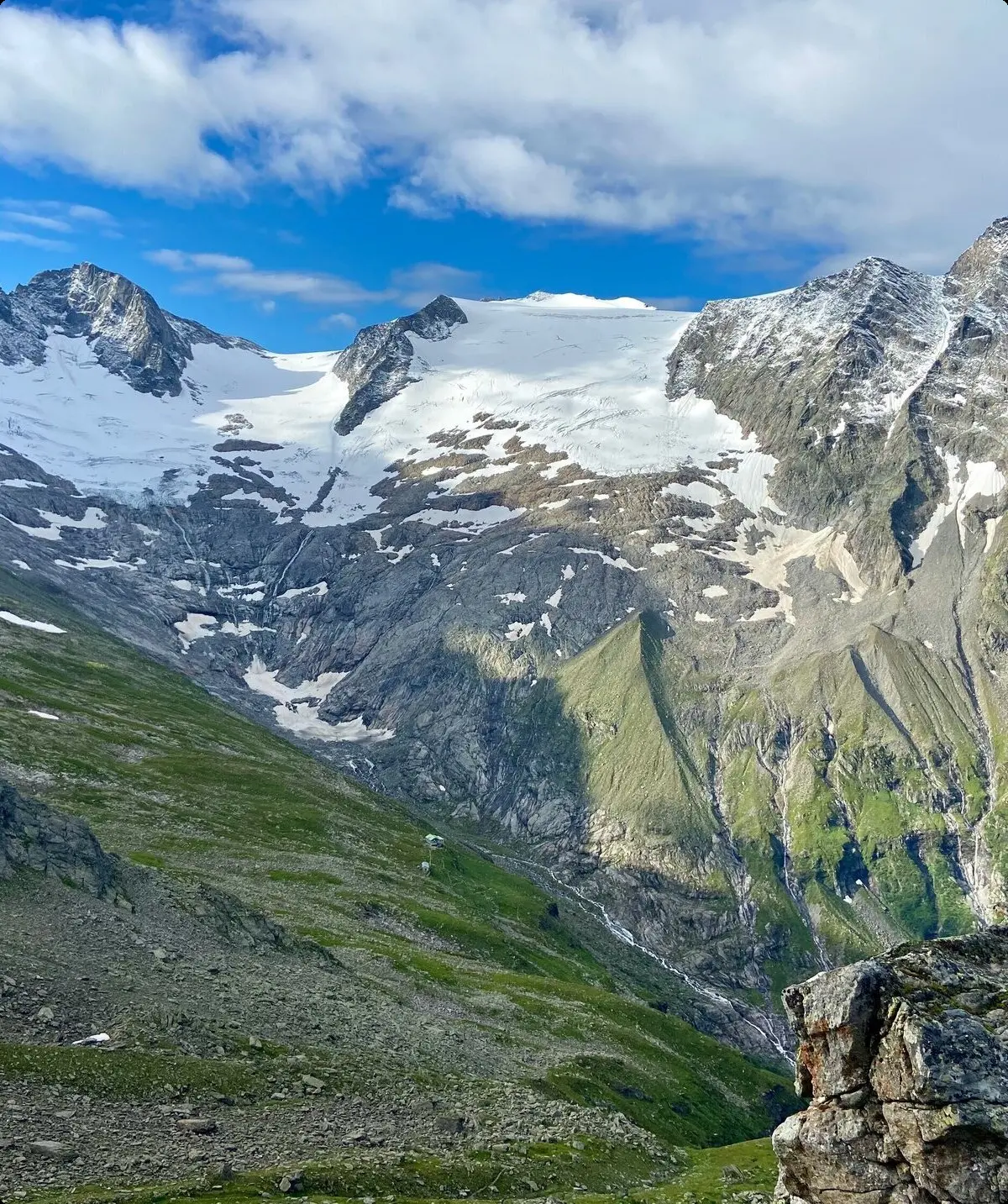 Floitenspitze und Großer Löffler an der Greizer Hütte | © Matthias