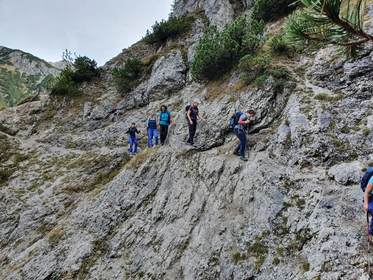 Frauen* auf Tour am Kreuzspitzl 23.10.2022 | © DAV GOC