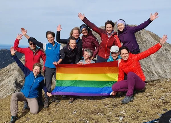 Frauen* auf Tour am Kreuzspitzl 23.10.2022 | © DAV GOC